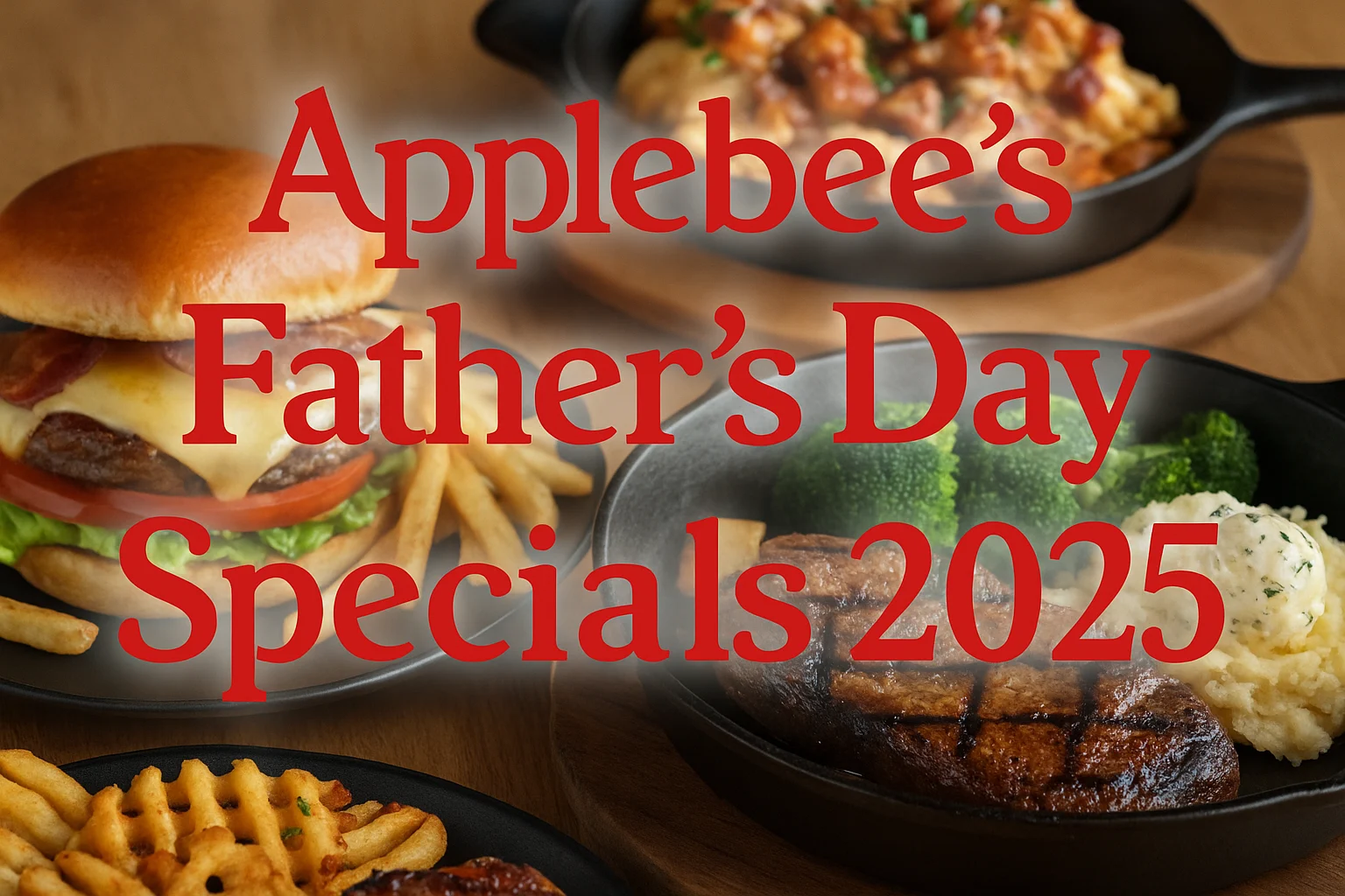 Applebee’s Father’s Day Specials 2025: Free Gift Card Bonus + Sizzlin’ Meals for Dad