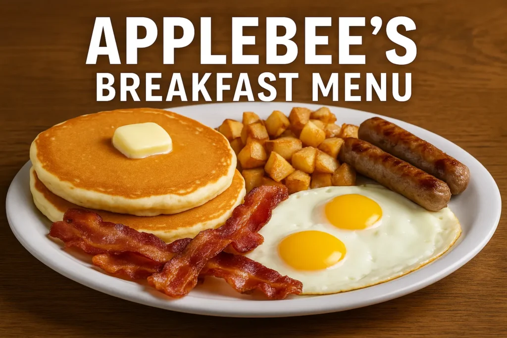 Applebee's Breakfast Menu with Price