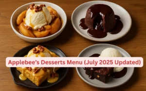 Applebee’s Desserts Menu (July 2025 Updated)