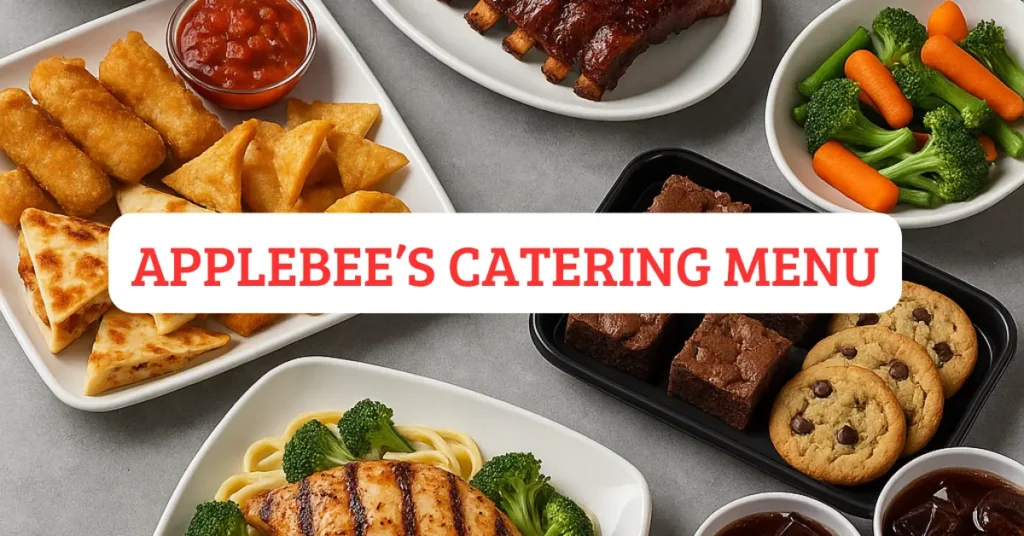 Applebee's catering menu