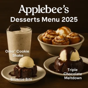 Applebee’s Desserts Menu