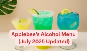 APPLEBEE'S ALCOHOL MENU (JULY 2025 UPDATED)