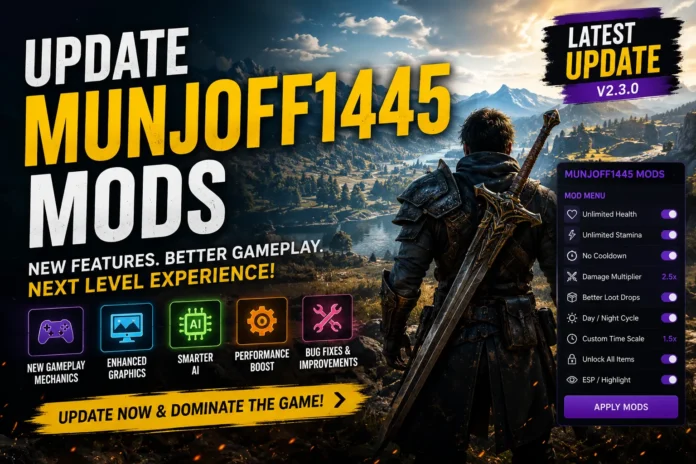 Update Munjoff1445 Mods Latest Features Installation Guide Update Munjoff1445 Mods Latest Features Installation Guide