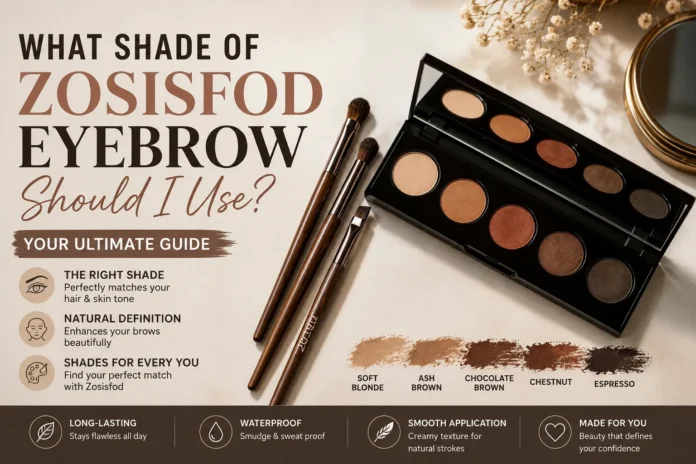 what shade of zosisfod eyebrow should i use