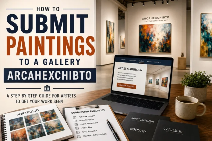 How to Submit Paintings to a Gallery Arcahexchibto